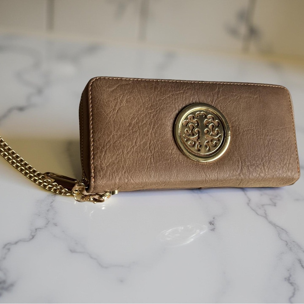 Elegant Brown Chain Wallet